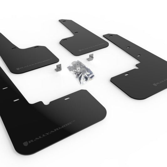 Rally Armor MF66-UR-BLK/GRY - RALMF66-UR-BLK/GRY - Rally Armor 20-25 Subaru Outback Black UR Mud Flap w/Grey Logo - Shipped in Europe - Tuningsupply.com