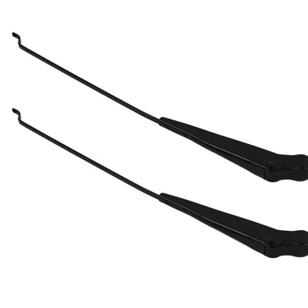 Kentrol 50544 - KEN50544 - Kentrol 68-86 Jeep Windshield Wiper Arms Pair CJ - Powdercoat Black - Shipped in Europe - Tuningsupply.com