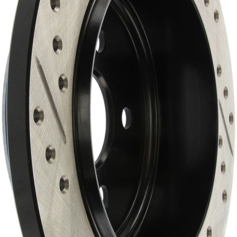 Stoptech 127.63054L - STO127.63054L - StopTech 03-09 Chrysler PT Cruiser Tur / 03-05 Dodge Neon SRT-4 Rear Left Slotted & Drilled Rotor - Shipped in Europe - Tuningsupply.com