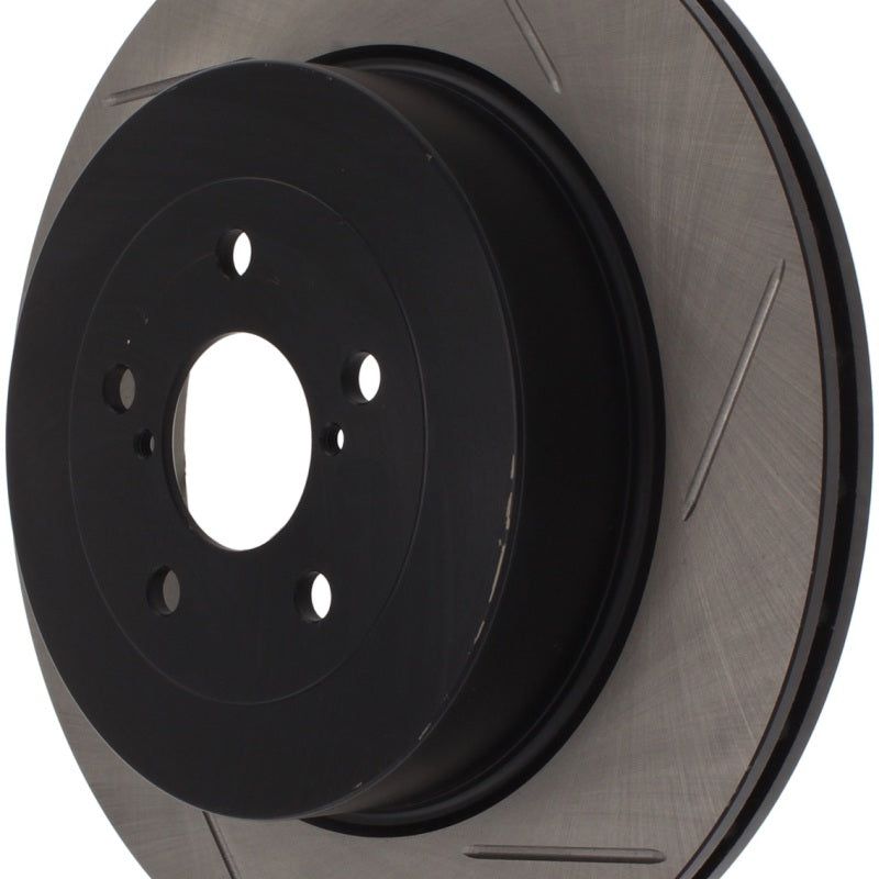 Stoptech 126.47020SR - STO126.47020SR - StopTech Power Slot 04 STi Rear Right Slotted Rotor - Shipped in Europe - Tuningsupply.com