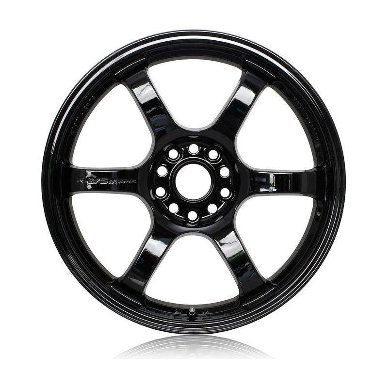 Gram Lights WGIX38EGX - GLSWGIX38EGX - Gram Lights 57DR 18x9.5 +38 5x114.3 Glossy Black Wheel - Shipped in Europe - Tuningsupply.com