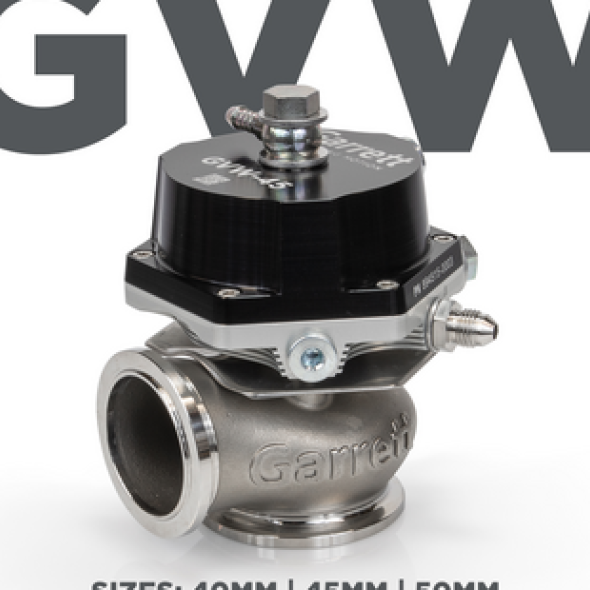 Garrett 908828-0003 - GRT908828-0003 - Garrett GVW-45 45mm Wastegate Kit - Black - Shipped in Europe - Tuningsupply.com