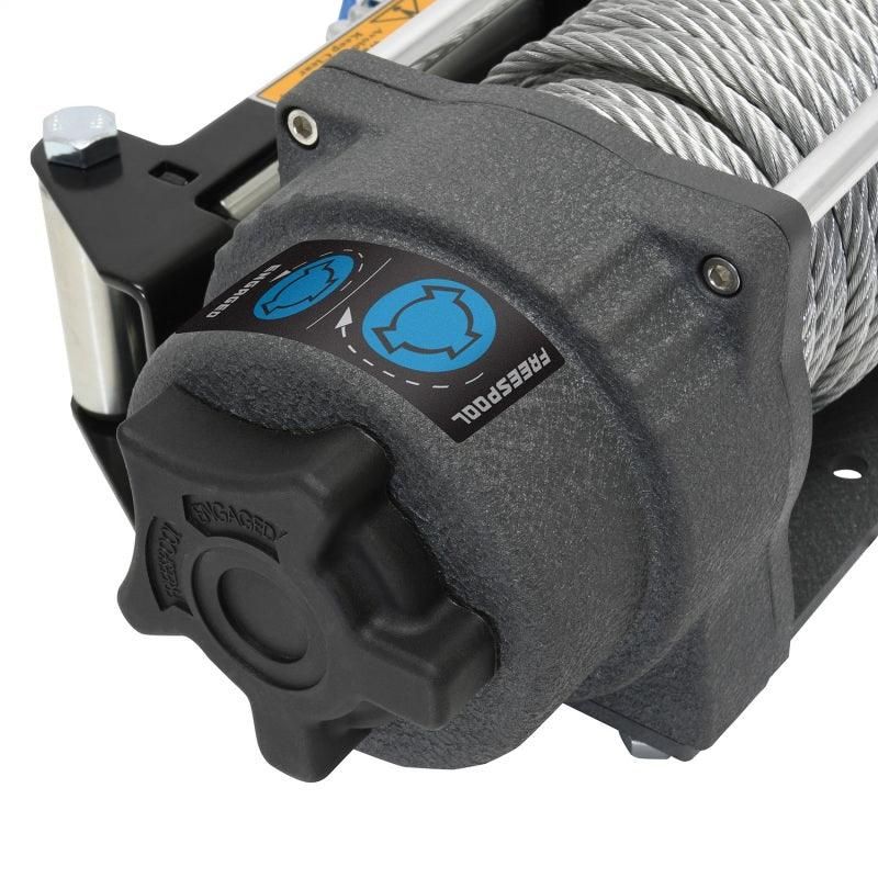 Superwinch 1145260 - SUW1145260 - Superwinch 4500 LBS 12V DC 15/64in x 50ft Steel Rope Terra 4500 Winch - Gray Wrinkle - Shipped in Europe - Tuningsupply.com