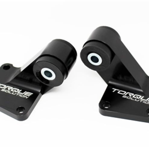 Torque Solution TS-EV-196 - TQSTS-EV-196 - Torque Solution 03-06 Mitsubishi EVO VII-IX Billet Rear Differential Mounts - Black - Shipped in Europe - Tuningsupply.com