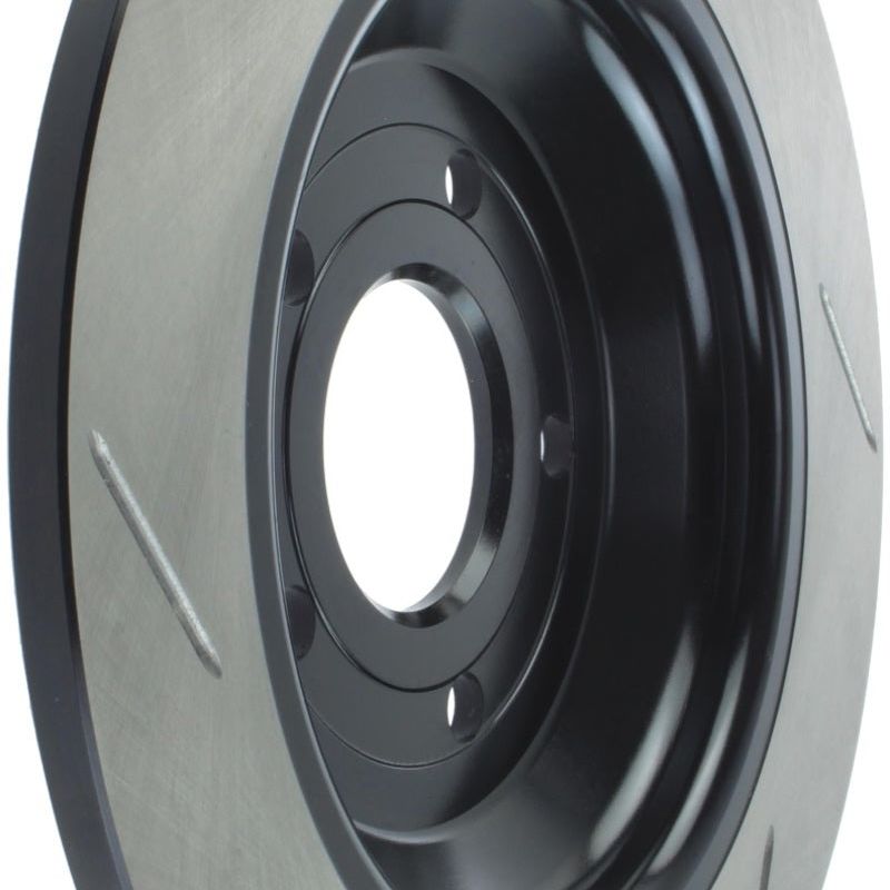 Stoptech 126.61123SL - STO126.61123SL - StopTech 2016 Ford Focus RS Slotted Rear Left Sport Brake Rotor - Shipped in Europe - Tuningsupply.com