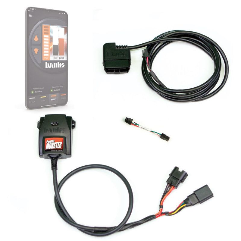 Banks Power 64310 - GBE64310 - Banks Power Pedal Monster Kit (Stand-Alone) - Molex MX64 - 6 Way - Use w/Phone - Shipped in Europe - Tuningsupply.com