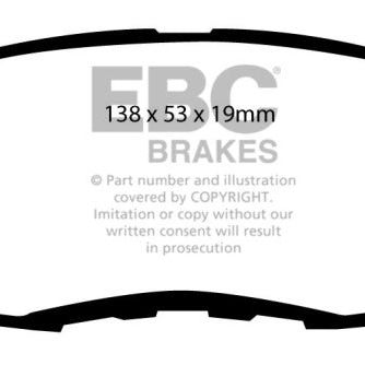 EBC UD465 - EBCUD465 - EBC 97 Acura CL 2.2 Ultimax2 Front Brake Pads - Shipped in Europe - Tuningsupply.com