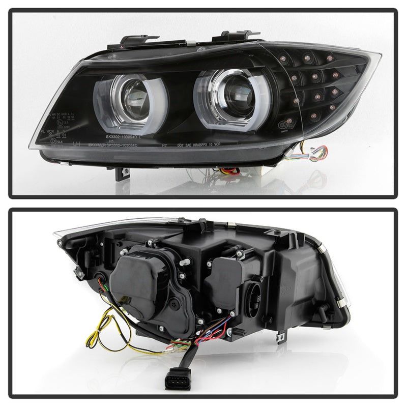 SPYDER 5086495 - SPY5086495 - Spyder 09-12 BMW E90 3-Series 4DR HID w/ AFS Only - LED Turn - Black - PRO-YD-BMWE9009-AFSHID-BK - Shipped in Europe - Tuningsupply.com