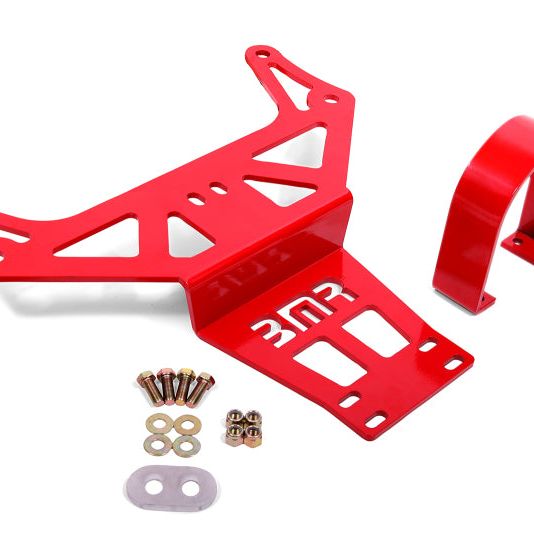 BMR Suspension DSL111R - BMRDSL111R - BMR 15-18 Dodge Challenger (Auto Trans) Hellcat/Demon Driveshaft Safety Loop - Red - Shipped in Europe - Tuningsupply.com