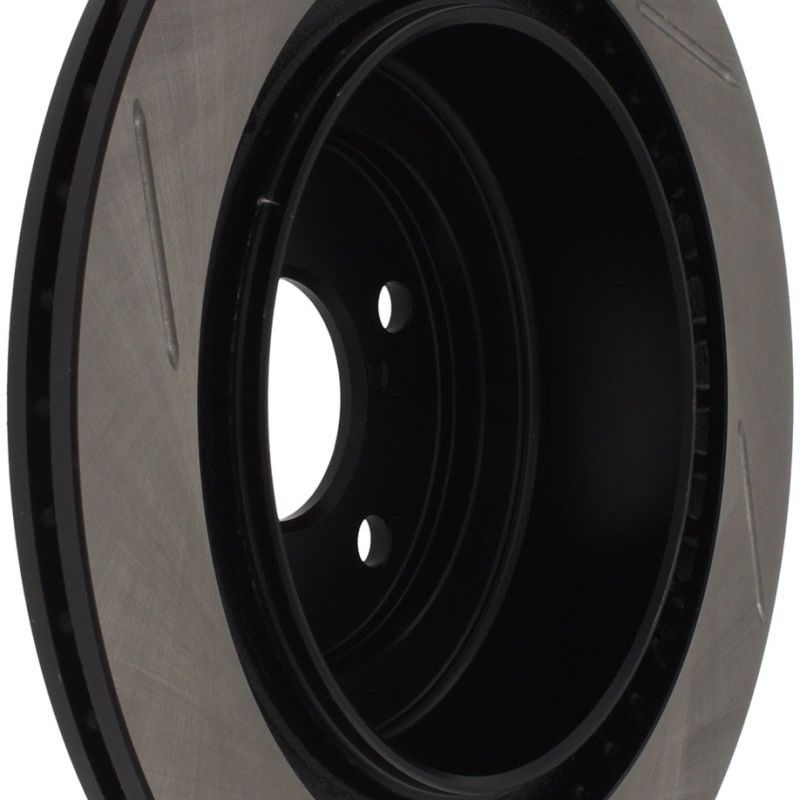 Stoptech 126.47025SL - STO126.47025SL - StopTech Power Slot 06-07 WRX / 05-08 LGT Rear Left Slotted Rotor - Shipped in Europe - Tuningsupply.com