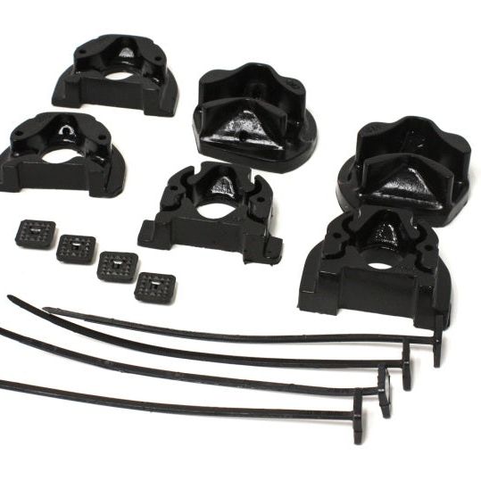 Energy Suspension 16.1105G - ENG16.1105G - Energy Suspension 92-00 Honda Civic (Except 99-00 Si) / 93-97 Del Sol Black Motor Mount Inserts (Man - Shipped in Europe - Tuningsupply.com