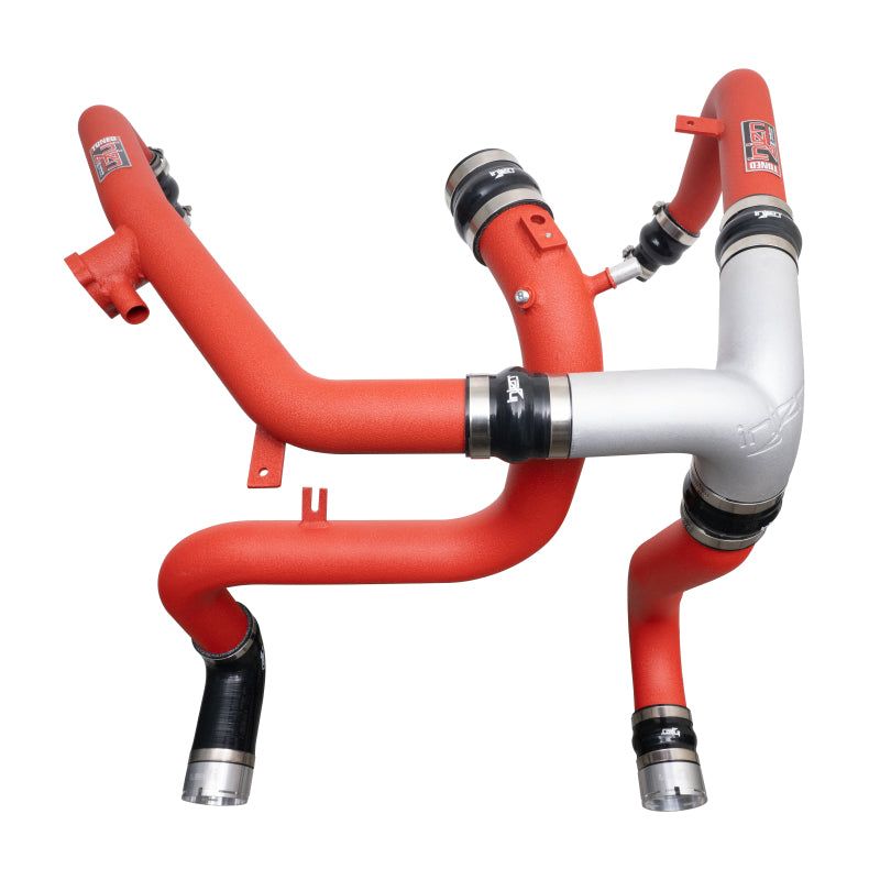Injen SES9301ICPWR - INJSES9301ICPWR - Injen 21-23 Ford Bronco 2.7L V6 (TT) EcoBoost SES Intercooler Pipes - Wrinkle Red - Shipped in Europe - Tuningsupply.com