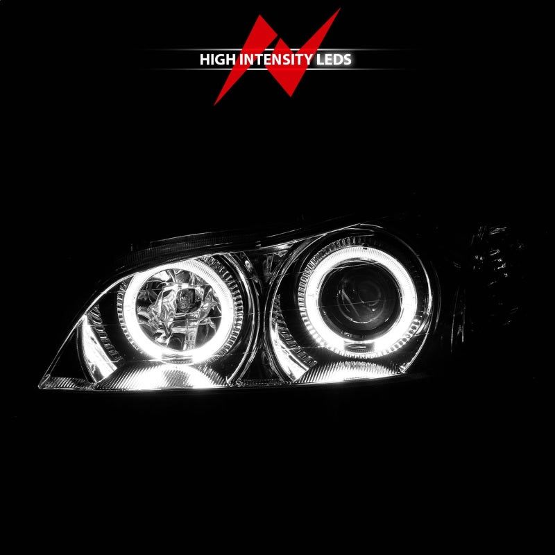 ANZO 121078 - ANZ121078 - ANZO 2000-2004 Infiniti I30 Projector Headlights w/ Halo Chrome - Shipped in Europe - Tuningsupply.com
