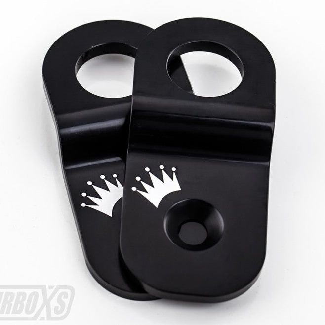 Turbo XS W15-RADSTAY-BLK - TXSW15-RADSTAY-BLK - Turbo XS 15-16 Subaru WRX/STI Billet Aluminum Radiator Stay - Black - Shipped in Europe - Tuningsupply.com