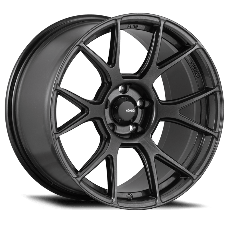 Konig AM88512436 - KNGAM88512436 - Konig Ampliform 18x8.5 5x112 ET43 Dark Metallic Graphite - Shipped in Europe - Tuningsupply.com