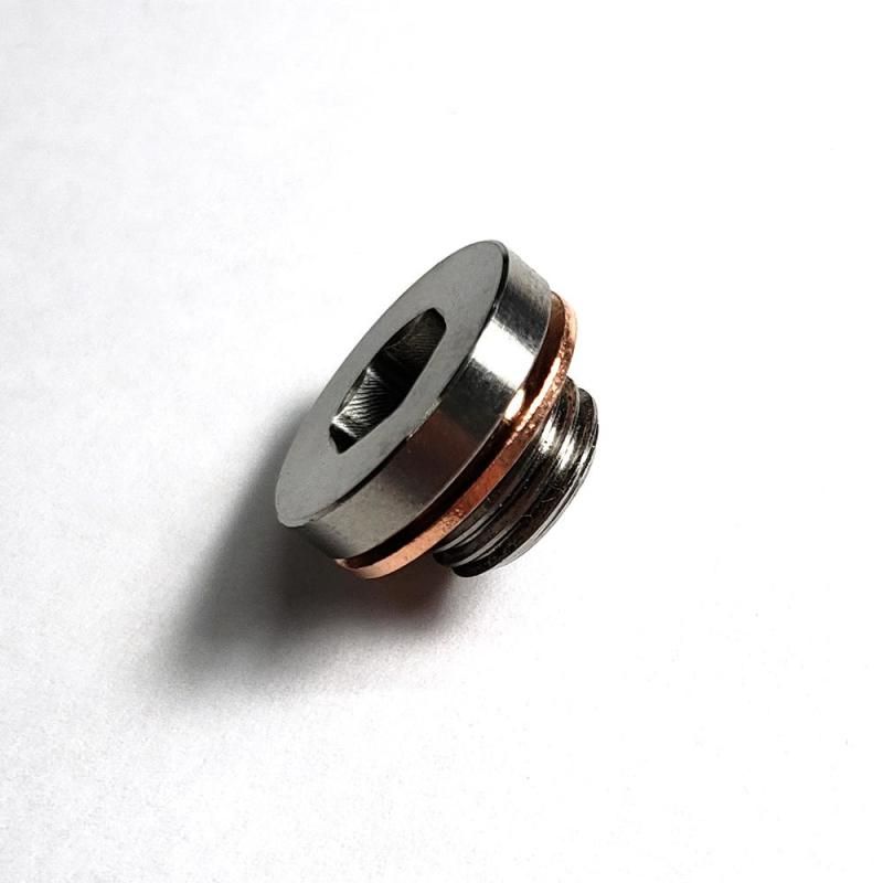 Stainless Bros 608-00700-0000 - STB608-00700-0000 - Stainless Bros M12x1.25 O2 Motorcycle Sensor Bung Plug w/ Copper Washer - Shipped in Europe - Tuningsupply.com