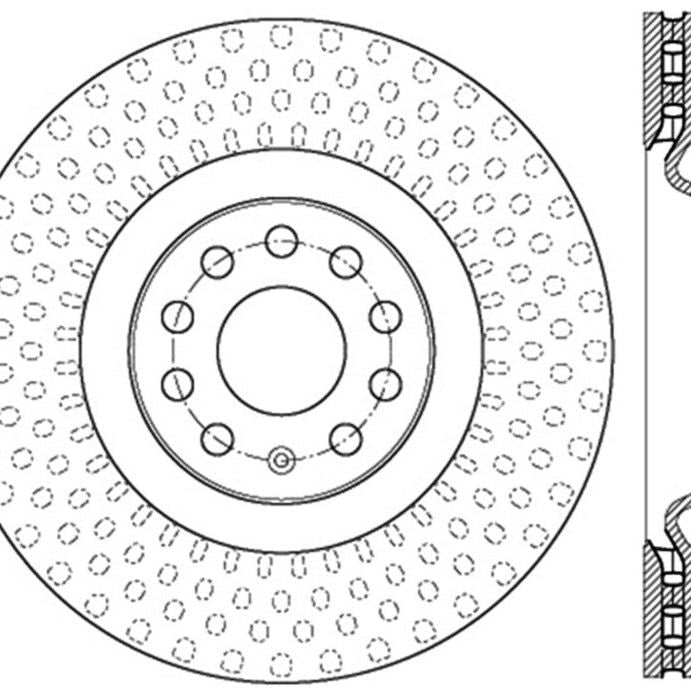 Stoptech 126.33144SR - STO126.33144SR - StopTech Slotted Sport Brake Rotor - Shipped in Europe - Tuningsupply.com