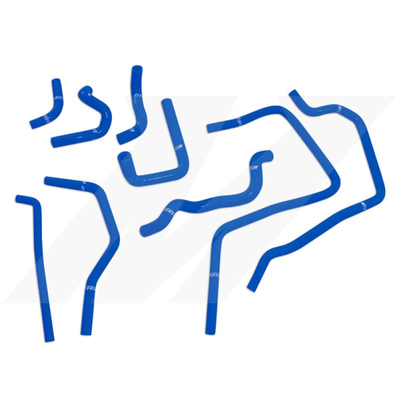 Mishimoto 01-05 Subaru WRX Blue Silicone Ancillary Hoses-tuningsupply.com