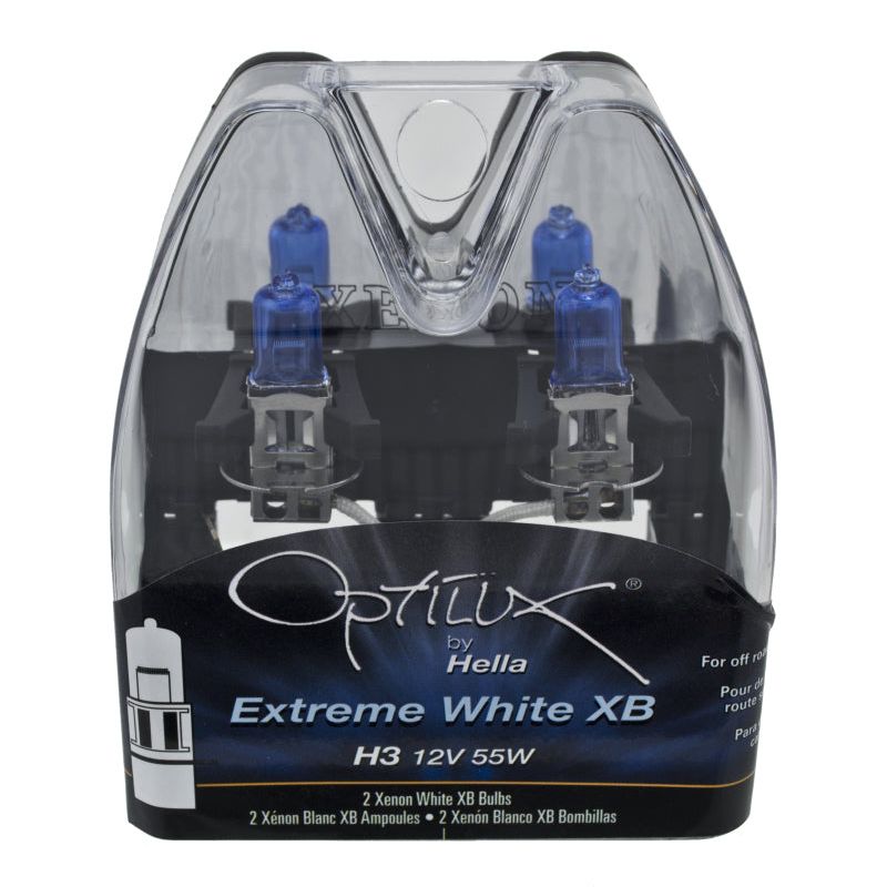 Hella LAH71071312 - HELLAH71071312 - Hella H3 12V 55W Xen White XB Bulb (Pair) - Shipped in Europe - Tuningsupply.com