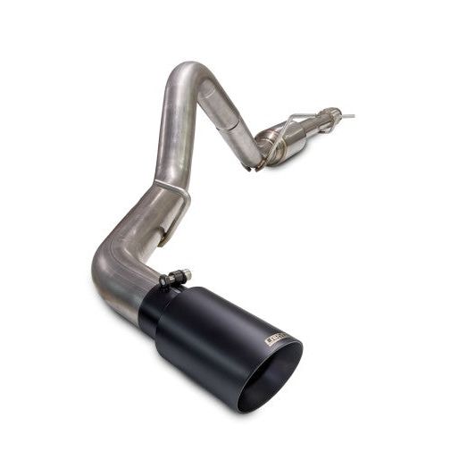 Carven Exhaust CS1008 - CRVCS1008 - Carven 10-18 GMC Sierra 1500 5.3L (DC Std/CCSB 5.7ft) Competitor Series Cat-Back w/4in. Tip - Black - Shipped in Europe - Tuningsupply.com