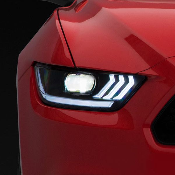 Raxiom 407055 - RAX407055 - Raxiom 15-17 Ford Mustang Projector Headlights OEM HID Bulbs- Black Housing (Clear Lens) - Shipped in Europe - Tuningsupply.com