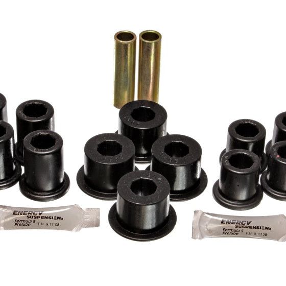 Energy Suspension 8.2107G - ENG8.2107G - Energy Suspension 89-94 Toyota Pick Up 2WD (Exc T-100/Tundra) Black Rear Leaf Spring Bushing Set - Shipped in Europe - Tuningsupply.com