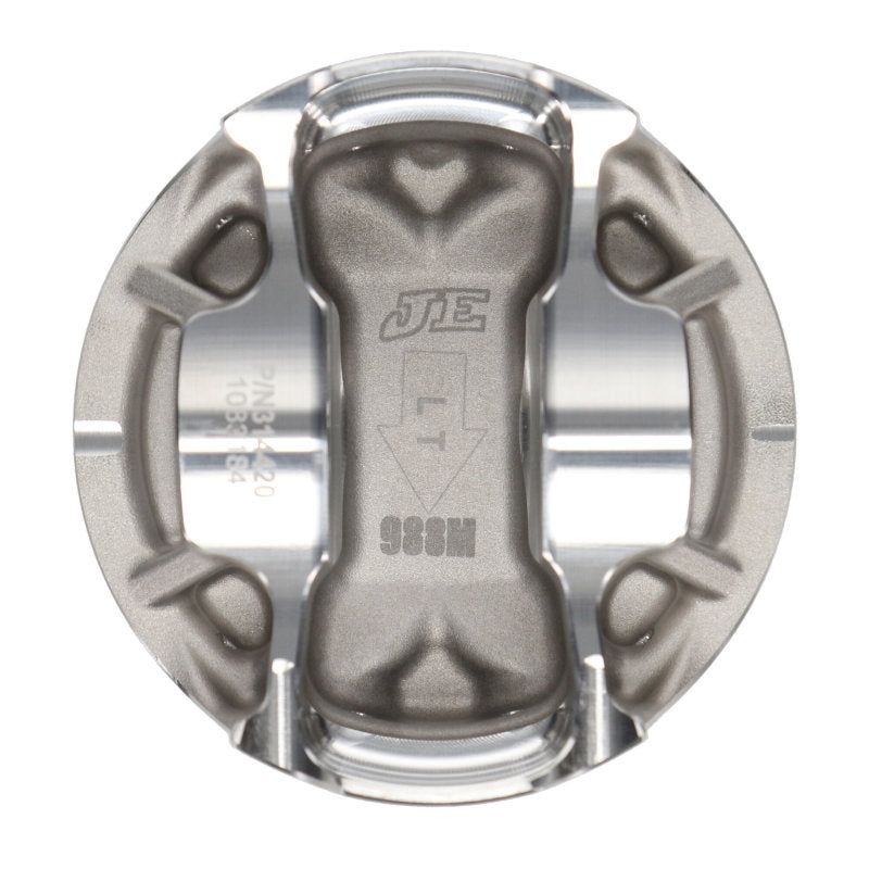 JE Pistons 353907 - JEP353907 - JE Pistons Gen 3 Coyote 5.0L 3.701in Bore 12:1 CR 5.86cc Dome Pistons - Set of 8 Pistons - Shipped in Europe - Tuningsupply.com