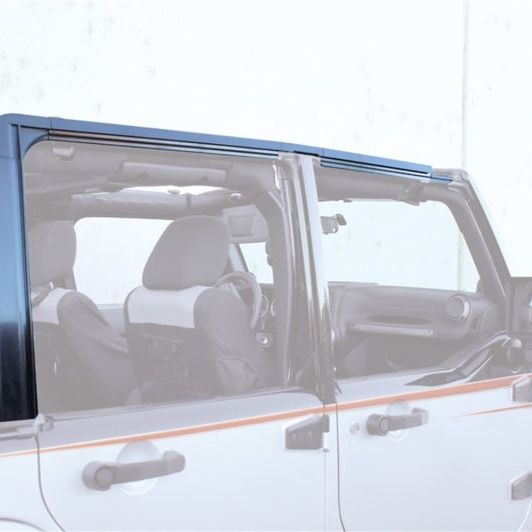 Rampage 61098 - RAM61098 - Rampage 2007-2018 Jeep Wrangler(JK) Unlimited Door Surround Kit - Black - Shipped in Europe - Tuningsupply.com