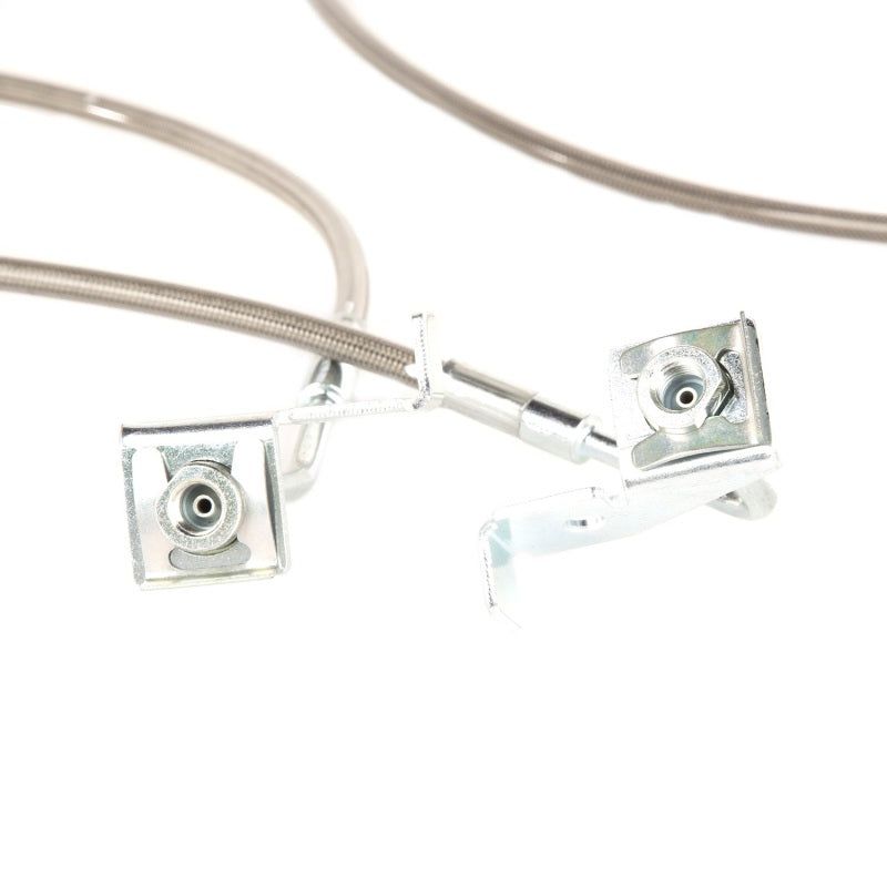 Rugged Ridge 16734.10 - RUG16734.10 - Rugged Ridge Brake Hose Kit Braided Stainless 07-18 Jeep Wrangler - Shipped in Europe - Tuningsupply.com