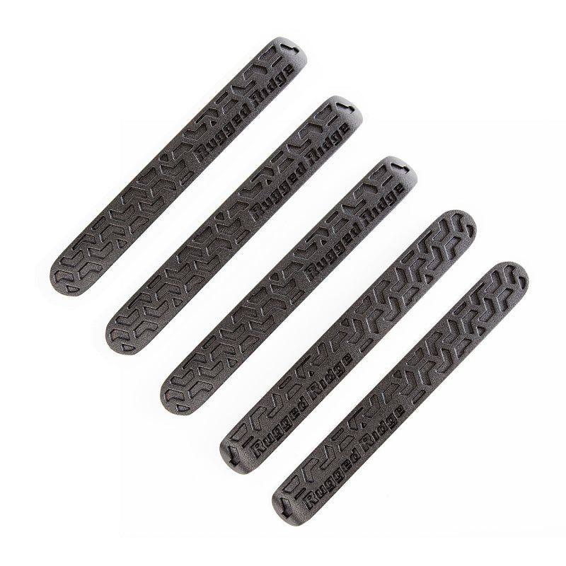 Rugged Ridge 13311.49 - RUG13311.49 - Rugged Ridge Elite Dr Hndle Inserts Black Tread 4Dr 07-18 Jeep Wrangler JK - Shipped in Europe - Tuningsupply.com
