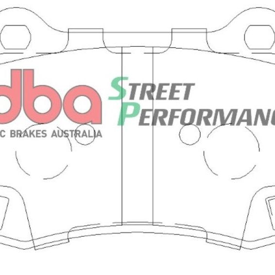 DBA DB2260SP - DBADB2260SP - DBA 2010 Camaro SS SP500 Rear Brake Pads - Shipped in Europe - Tuningsupply.com