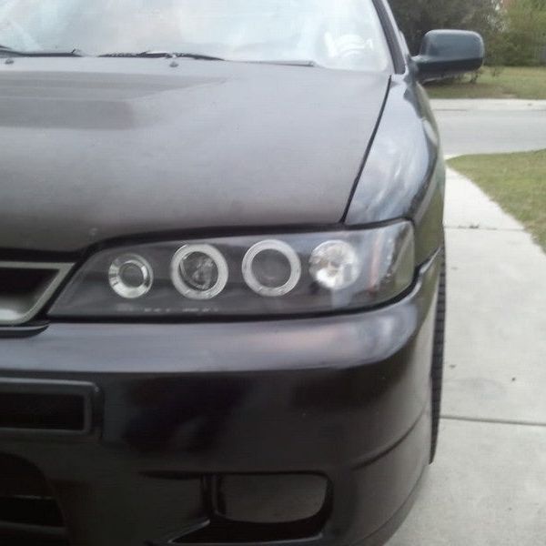 SPYDER 5010728 - SPY5010728 - Spyder Honda Accord 98-02 1PC Projector Headlights LED Halo Amber Reflector Blk PRO-YD-HA98-AM-BK - Shipped in Europe - Tuningsupply.com