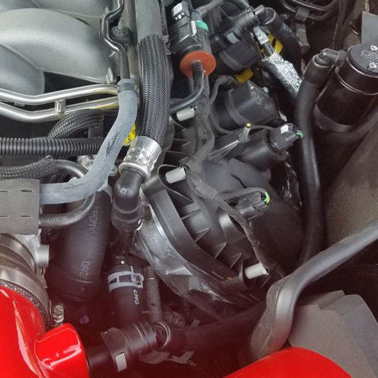 J&L 3024D-B - JLT3024D-B - J&L 2018-2023 Ford Mustang GT Driver Side Oil Separator 3.0 - Black Anodized - Shipped in Europe - Tuningsupply.com