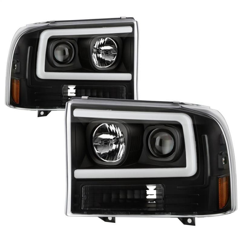 SPYDER 5088062 - SPY5088062 - Spyder Ford F-250 99-04/Excursion 00-04 1 Piece LED Headlights - Black PRO-YD-FF25099V2PL-BK - Shipped in Europe - Tuningsupply.com
