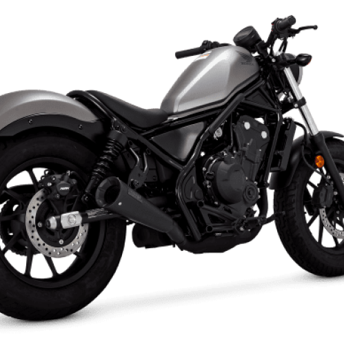 Vance and Hines 48421 - VAH48421 - Vance & Hines HONDA 17-20 Rebel S/O Black Slip-On Exhaust - Shipped in Europe - Tuningsupply.com