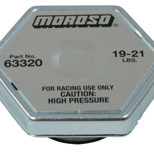Moroso 63320 - MOR63320 - Moroso Racing Radiator Cap - 19-21lbs - Shipped in Europe - Tuningsupply.com