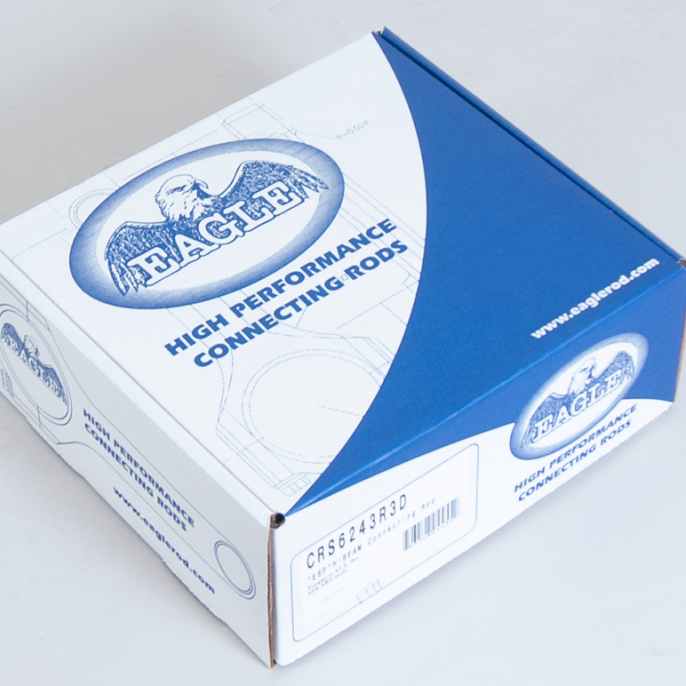 Eagle CRS6243R3D - EAGCRS6243R3D - Eagle Chrysler 5.7/6.1L Hemi 6.243in 4340 H-Beam Connecting Rods w/ .984 Pin (Set of 8) - Shipped in Europe - Tuningsupply.com