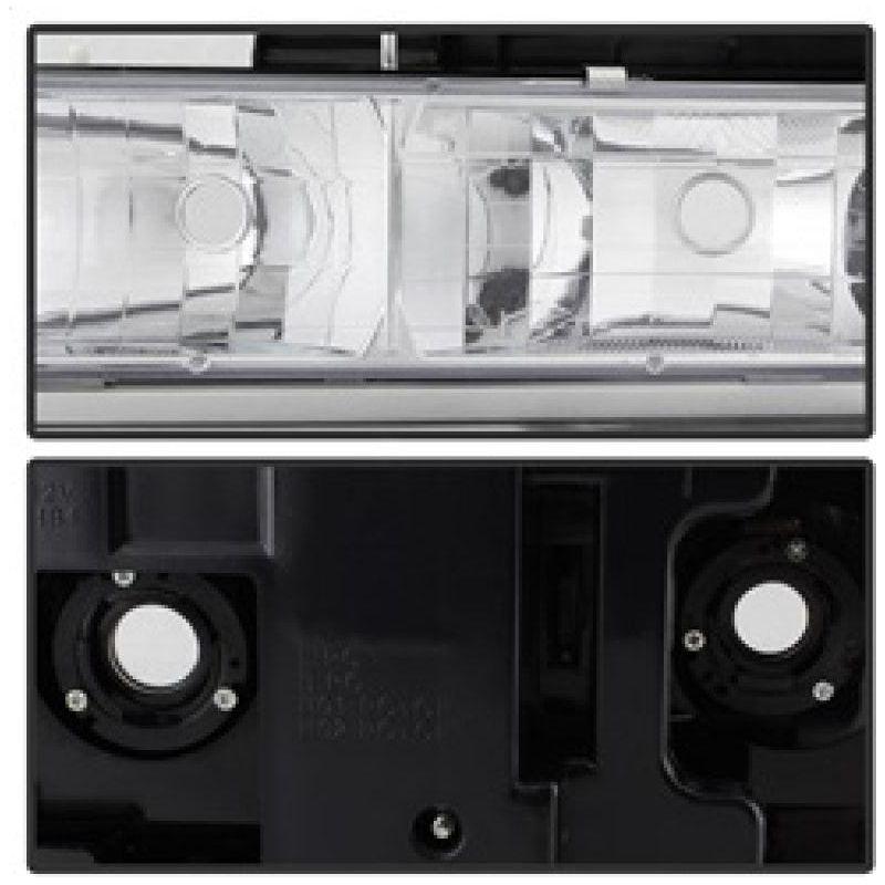 SPYDER 5069535 - SPY5069535 - xTune Chevy Suburban 94-98 Headlights w/ Corner & Parking Lights 8pcs Chrome HD-JH-CCK88-AM-C-SET - Shipped in Europe - Tuningsupply.com
