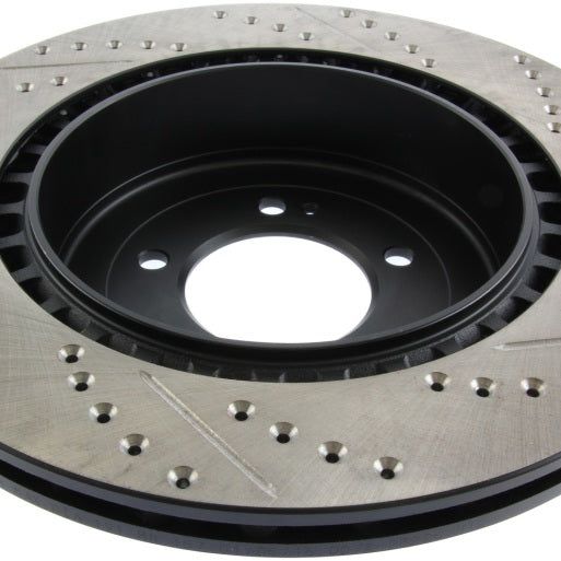 Stoptech 127.46075R - STO127.46075R - StopTech Slotted & Drilled Sport Brake Rotor - Shipped in Europe - Tuningsupply.com