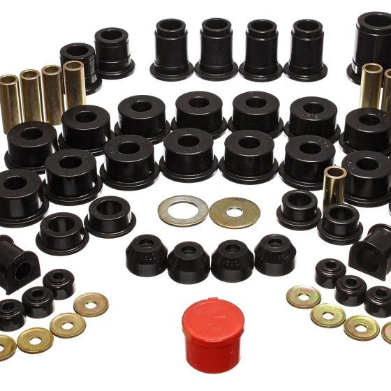 Energy Suspension 8.18103G - ENG8.18103G - Energy Suspension 90-95 Toyota 4 Runner 2WD/4WD Black Hyper-Flex Master Bushing Set - Shipped in Europe - Tuningsupply.com