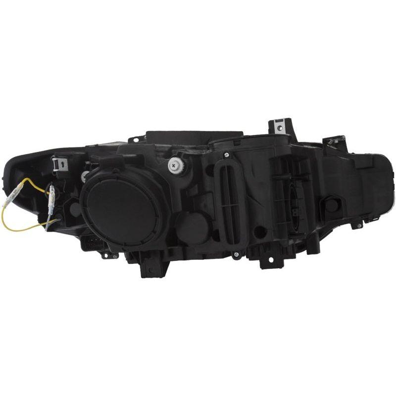 ANZO 121504 - ANZ121504 - ANZO 2012-2015 BMW 3 Series Projector Headlights w/ U-Bar Black - Shipped in Europe - Tuningsupply.com
