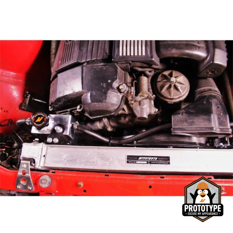 Mishimoto MMRT-E36-92EBK - MISMMRT-E36-92EBK - Mishimoto 92-99 BMW 3 Series Aluminum Coolant Expansion Tank - Black - Shipped in Europe - Tuningsupply.com