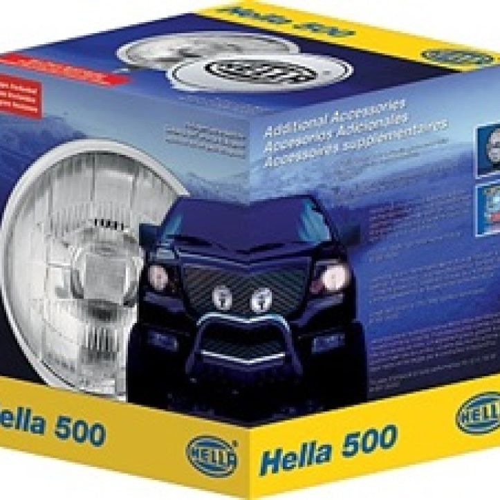 Hella LA005750952 - HELLA005750952 - Hella 500 Series 12V/55W Halogen Driving Lamp Kit - Shipped in Europe - Tuningsupply.com