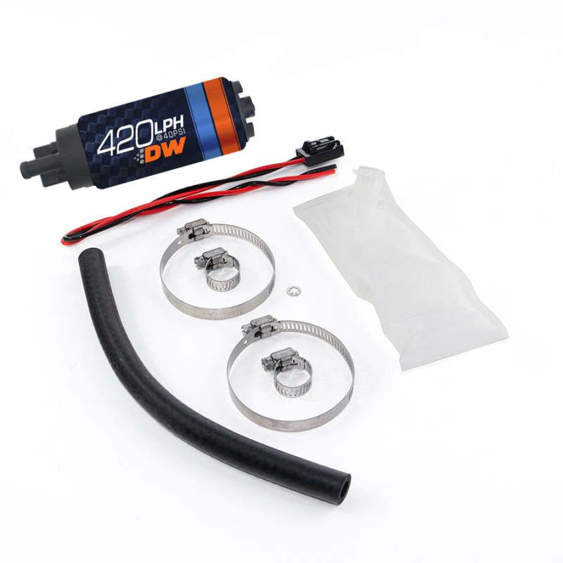DeatschWerks 9-421-1023 - DWK9-421-1023 - Deatschwerks DW420 Series 420lph In-Tank Fuel Pump w/ Install Kit For 90-96 300ZX Z32 - Shipped in Europe - Tuningsupply.com