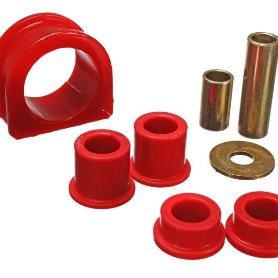Energy Suspension 8.10104R - ENG8.10104R - Energy Suspension Steering Rack Bushing Set - Red - Shipped in Europe - Tuningsupply.com