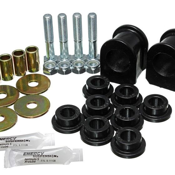 Energy Suspension 4.5192G - ENG4.5192G - Energy Suspension 99-04 Ford F250 SD/350 4WD Black Front 1-1/4in Sway Bar Bushing Set - Shipped in Europe - Tuningsupply.com