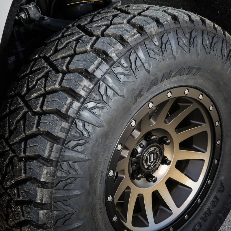 ICON 2017858347BR - ICO2017858347BR - ICON Compression 17x8.5 6x5.5 0mm Offset 4.75in BS 106.1mm Bore Bronze Wheel - Shipped in Europe - Tuningsupply.com