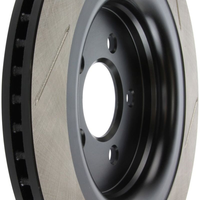 Stoptech 126.61109SR - STO126.61109SR - StopTech 2015 Ford Mustang GT w/ Brembo Brakes Right Rear Slotted Brake Rotor - Shipped in Europe - Tuningsupply.com