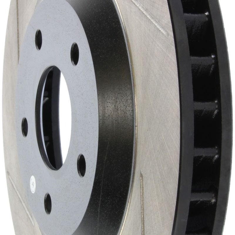 Stoptech 126.62060SR - STO126.62060SR - StopTech Power Slot 97-04 Chevy Corvette / 04 & 08 Cadillac XLR/XLR-V Front Right Slotted Rotor - Shipped in Europe - Tuningsupply.com