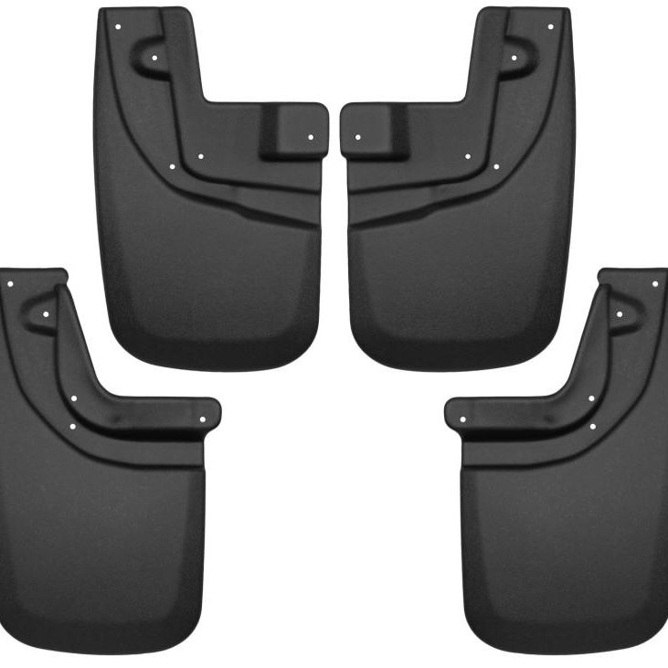Husky Liners 56936 - HSL56936 - Husky Liners 05-15 Toyota Tacoma w/ OEM Fender Flares Front and Rear Mud Guards - Black - Shipped in Europe - Tuningsupply.com
